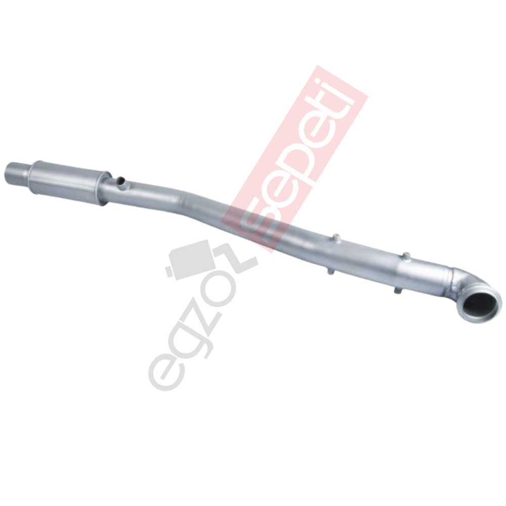 Renault Kerax Boru, Egzoz Çıkış, E3, 5430128236 Renault Kerax Ø110 Alusi, Susturuculu,