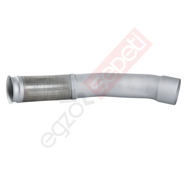 Mercedes Actros Boru, Egzoz Ön, E3, 9424904119 Ø120 Alusi, Spiral (P),