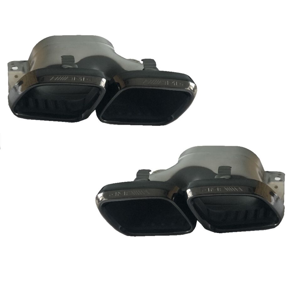 W205 C63 DİFÜZÖR+EGSOZ UCU 2019-ON COUPE  SİYAH