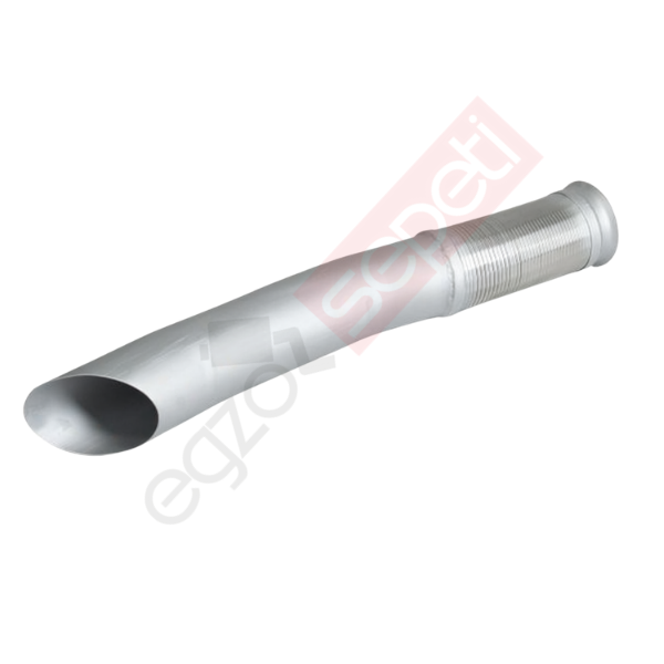 Mercedes Actros Boru, Egzoz Ön, E5, 9304900419  Ø120 Alusi, Spiral (PS),