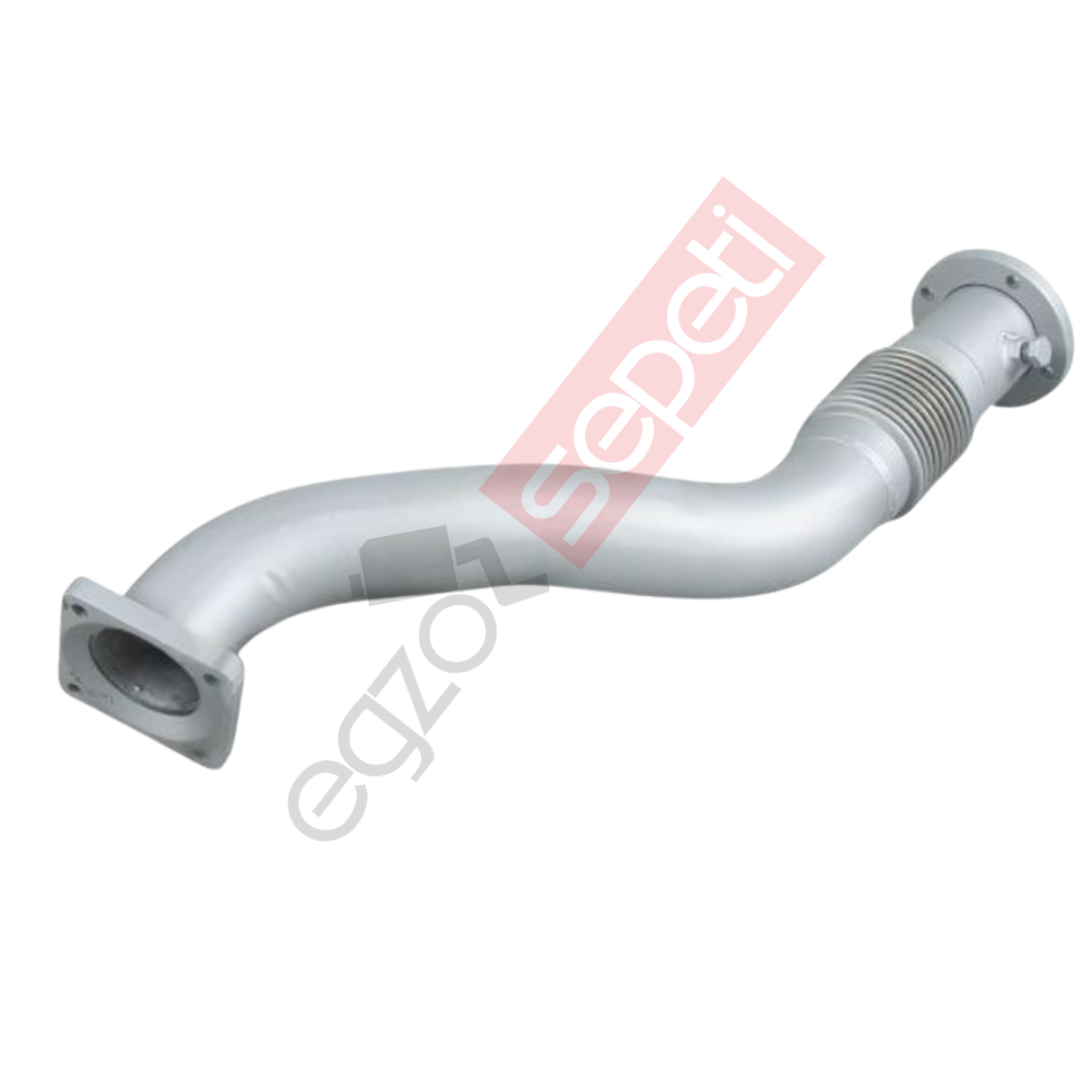 Iveco Boru, Egzoz Ön, E3, 500310203 Iveco Ø76,2 Alusi, FLexli,