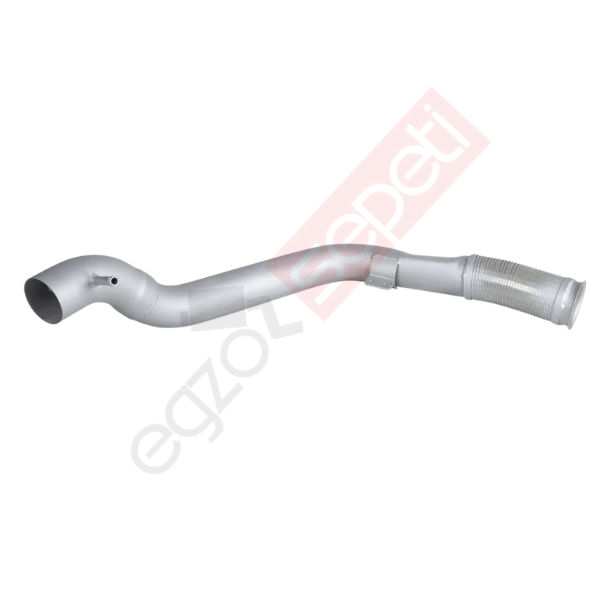 Iveco Stralis Boru, Egzoz Ön, E3, 41210895 Ø110 Alusi, Spiral (P),