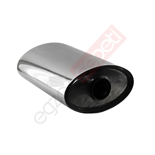 Üniversal Oval Susturucu Crom Egzoz - 150x240 mm