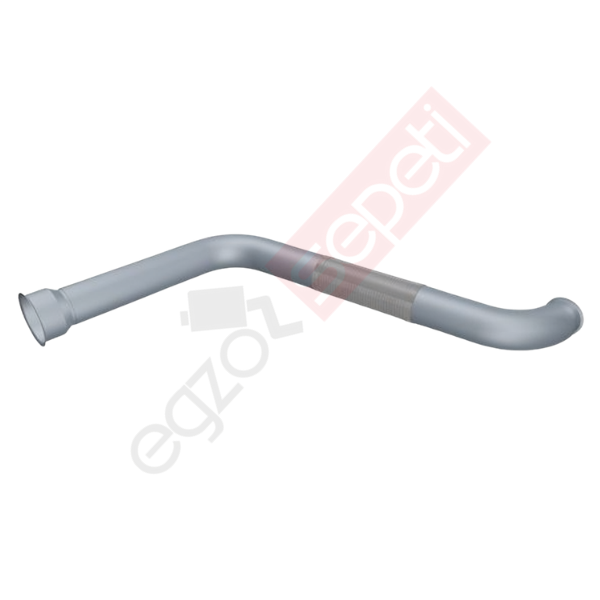 Doosan  Boru, İş Makinesi, Egzoz Ön, 46653060B Ø101,6 Inox, Spiral (P),