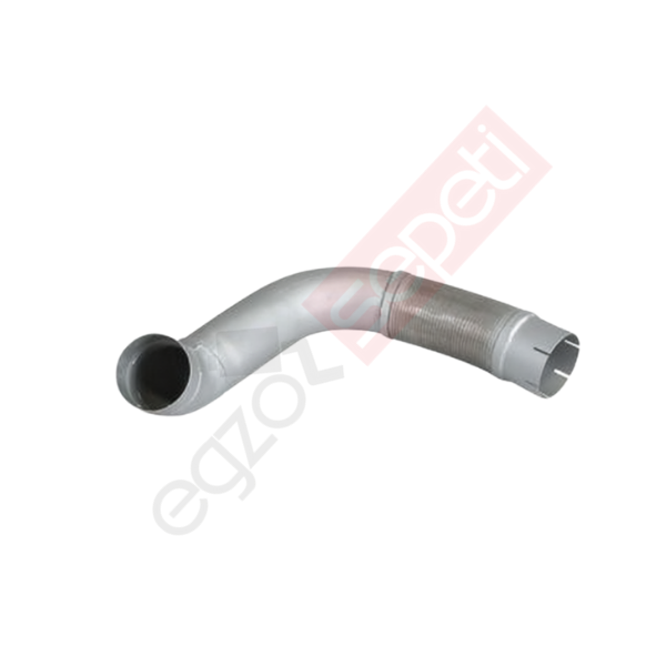 Mercedes Actros Boru, Egzoz Ön, E3, 9484902218 Ø127 Alusi, Spiral (P),