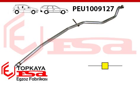 Peugeot 206 1.4İ Ara Boru 2006 > …