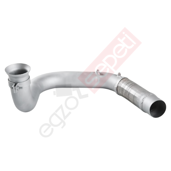 Mercedes Atego Boru, Egzoz Ön, E4, 9404900919 Ø88,9 Alusi, Spiral (P),