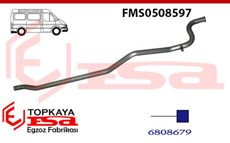 Ford Minibüs Tr-15 Dsl Minibüs Çıkış Borusu Uzun