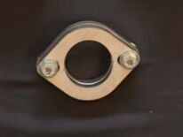 2 Adet Krom 60 MM ÇAP 8 MM Kalınlık Flanş, Ara Contası, Somun, Pul Ve Civataları