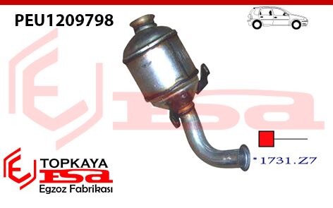 Peugeot 307 1.4 Hdi / Td Katalitik Konverter Yerıne Susturucu 2002 > ...