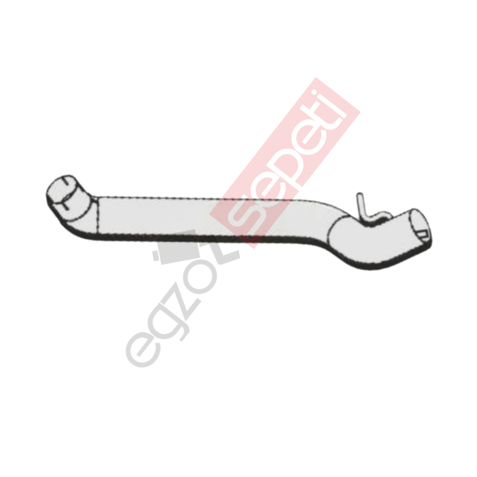 Iveco Eurotech Boru, Egzoz Ön, E3, 41210458 Iveco Eurotech Ø101,6 Alusi,