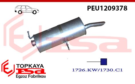 Peugeot 307 Stw 2.0 Hdi Dsl Arka Susturucu 2002 > ...