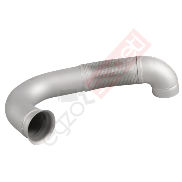 Mercedes Actros Boru, Egzoz Ön, E3, 9484901419 Ø127 Alusi, Spiral (K),