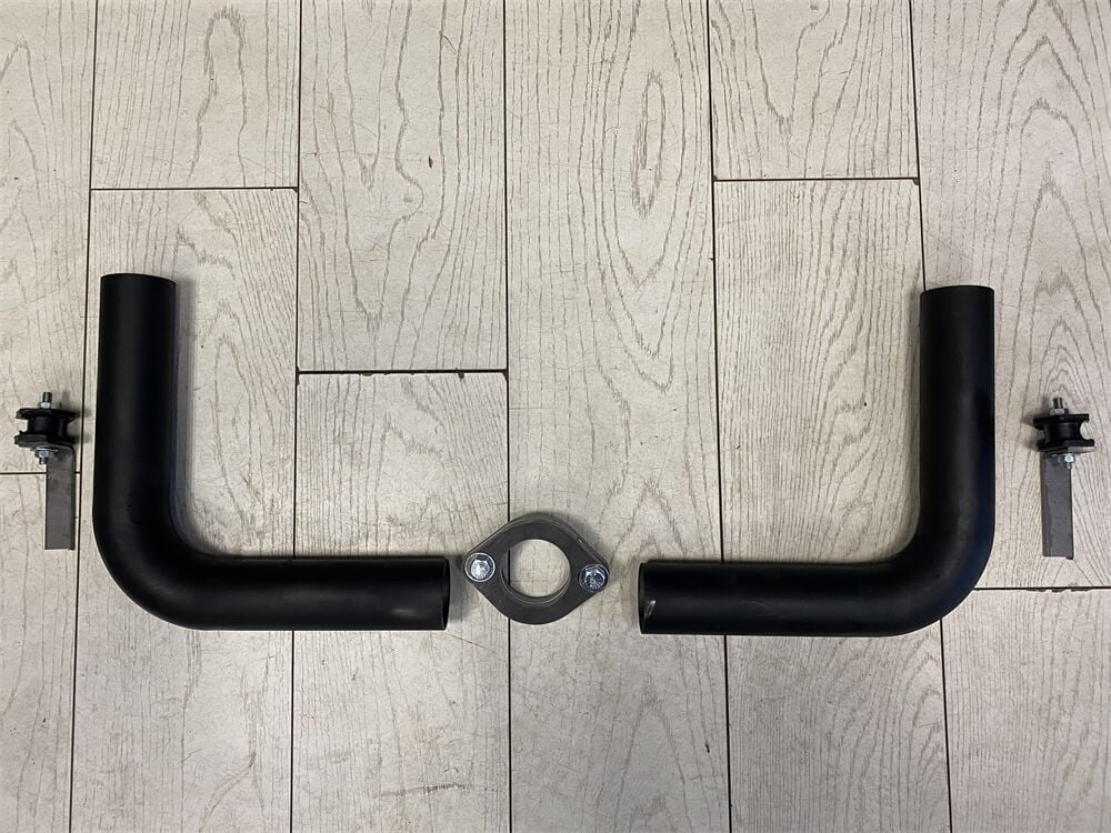 Opel Astra Sag Ve Sol Egzoz Çıkılarını Aktif Etmek İçin Özel Üretim Boru, Flans Sistemi Ve Bağlantı Ekipmanları