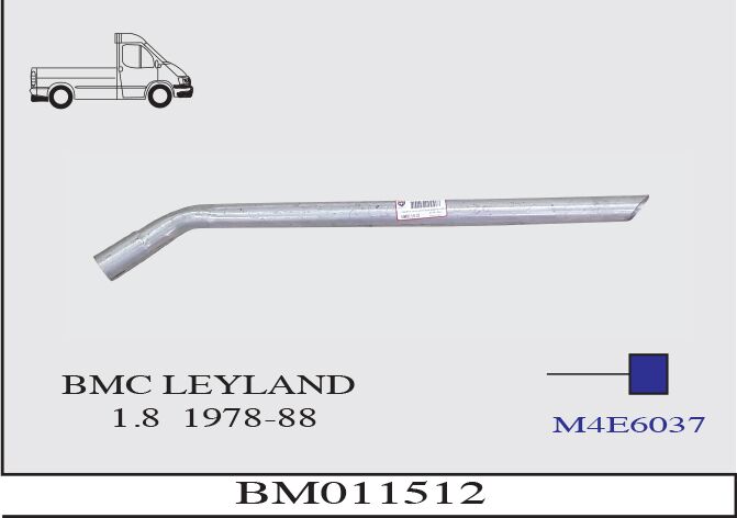 Bmc Tm 30 Leyland Çıkış Borusu 1978 > 1988