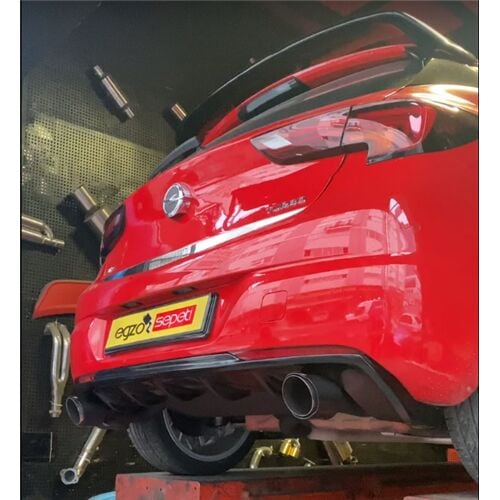 Opel Astra Sag Ve Sol Egzoz Çıkılarını Aktif Etmek İçin Özel Üretim Boru, Flans Sistemi Ve Bağlantı Ekipmanları