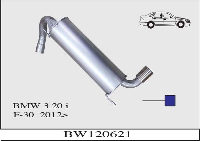 Bmw 3.20İ F30 Kasa Arka Susturucu Borulu 2012 >…