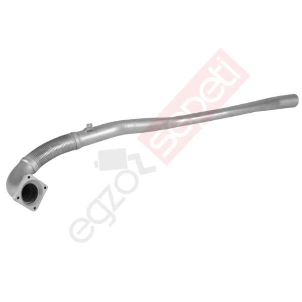 Iveco Eurocargo Tector Boru, Egzoz Ön, E3, 500388499 Ø76,2 Alusi, Spiral (P),