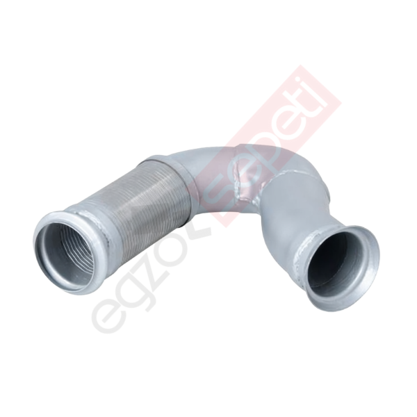 Setra S300 Boru, Egzoz Ön, E2, 6274900210  Ø101,6 Alusi, Spiral (P),
