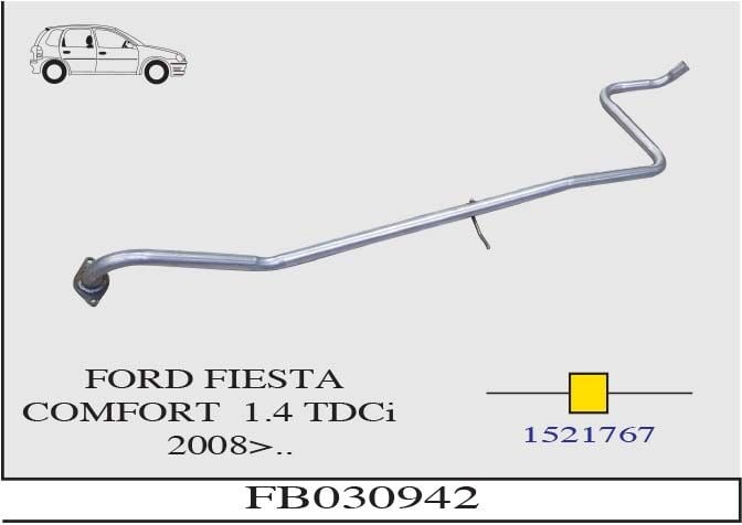 Ford Fiesta Comfort 1.4 Tdci Ara Boru Hb 2008> ...