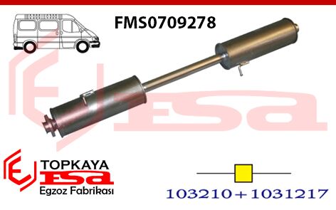 Ford Minibüs Tr-15 Td Çift Yuvarlak Susturucu 1996-2000