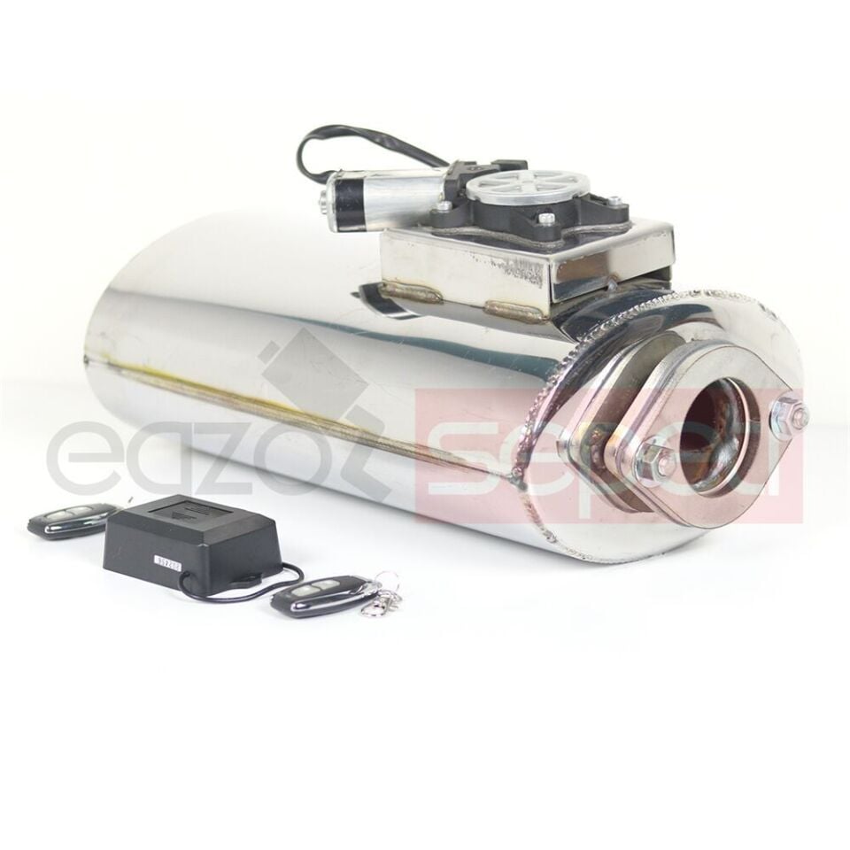 Varex Egzoz 76 mm Krom Flanşlı Sistem + Uzaktan Kumanda Beyni Çift Anahtarlı