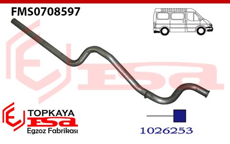 Ford Minibüs Tr-15 Td Çıkış Borusu Uzun Şase 1994 > 1996