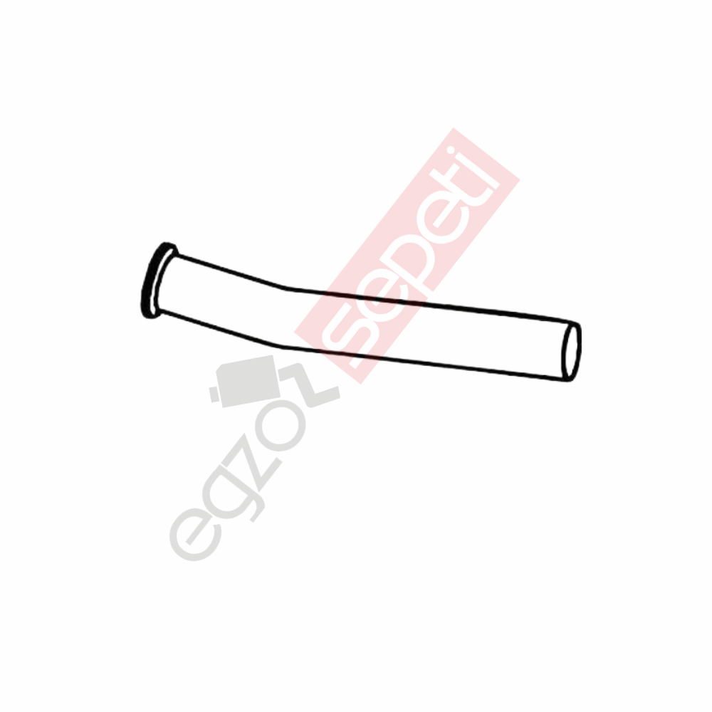 Daf LF45 Boru, Egzoz Ön, E3, 1406298 Daf LF45 Ø76,2 Alusi,