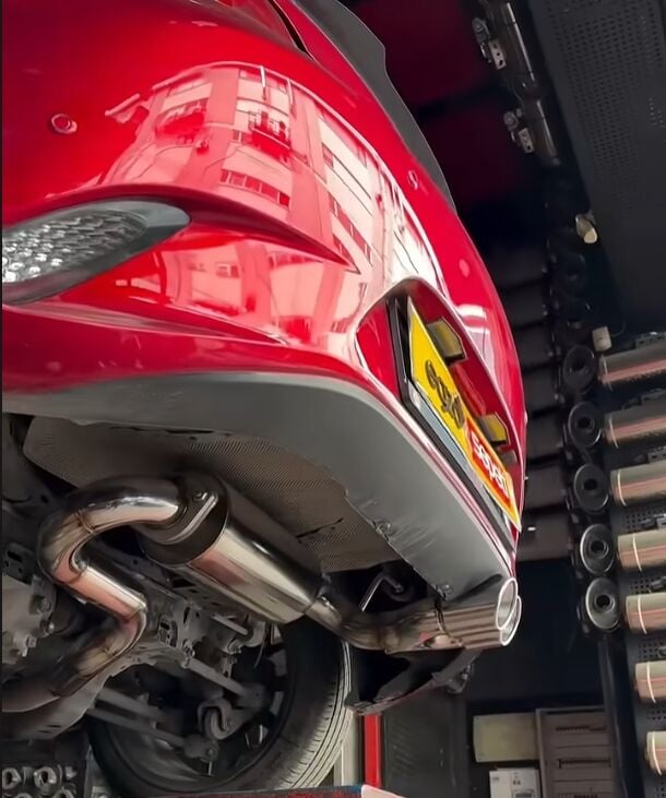 Mazda Mx5 1.5 Krom Flanşlı Varex 60 mm Krom Borular ve 90 MM Krom Egzoz Ucu