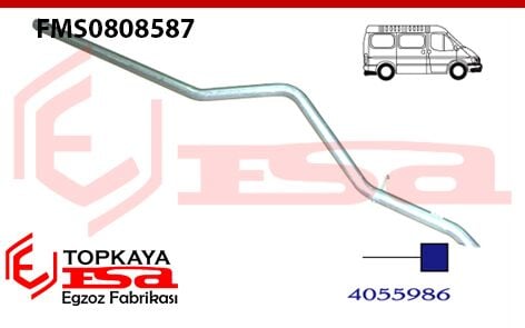 Ford Minibüs Transit V-184 2.4 Td Çıkış Borusu Uzun Şase 2000 >..