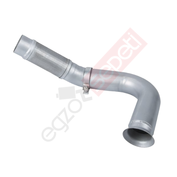 Mercedes Axor Boru, Egzoz Ön, E3, 9414900219 Ø114,3 Alusi, Spiral (P),