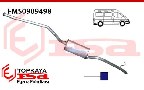 Ford Minibüs Connect 1.8 Dsl Arka Susturucu Borulu 2004 >..
