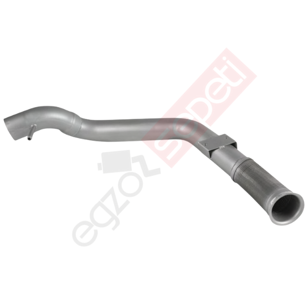 Iveco Eurotrakker Cursor Boru, Egzoz Ön, E3, 41214747 Ø110 Alusi, Spiral (P),