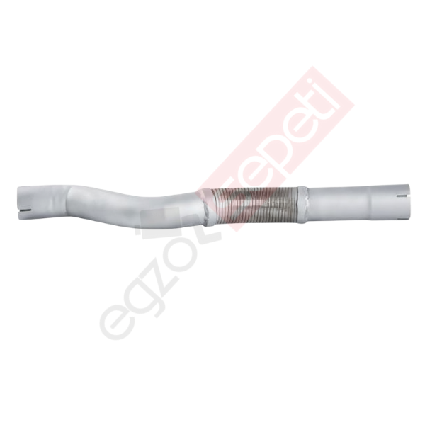 Mercedes 709D Boru, Egzoz Ön, E1, 6684900410 Ø76,2 Alusi, Spiral (P),