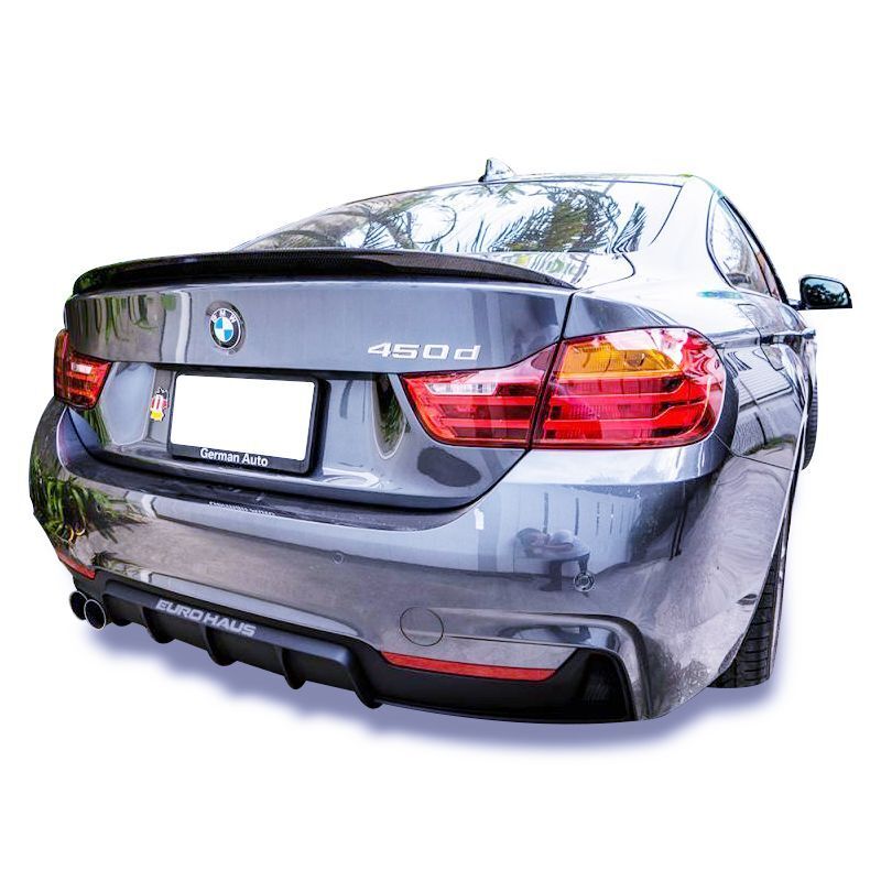 Bmw 4 Serisi F36 M Performance Sol Çift Çıkışlı Arka Tampon Difüzör