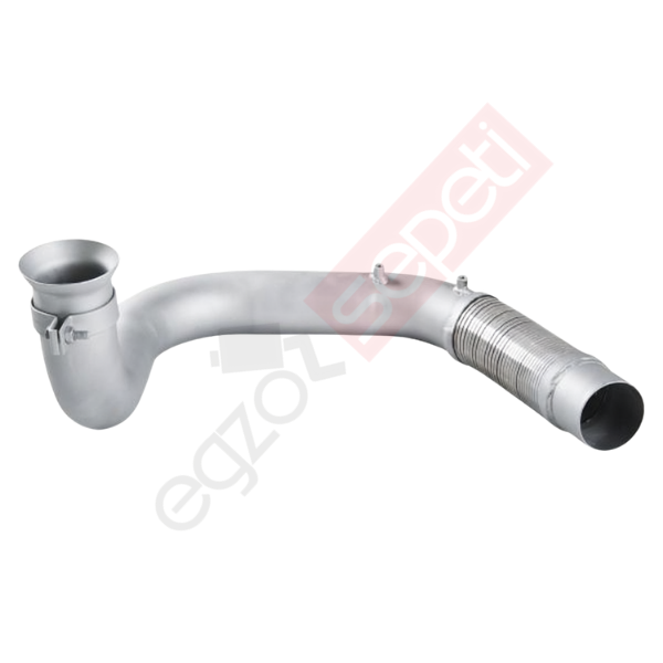 Mercedes Atego Boru, Egzoz Ön, E4, 9404900919 Ø88,9 Alusi, Spiral (P),