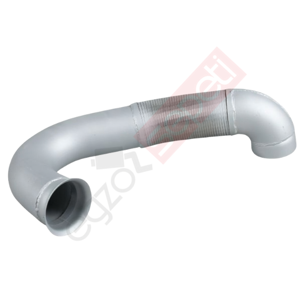 Mercedes Actros Boru, Egzoz Ön, E3, 9484902719 Ø127 Alusi, Spiral (K),