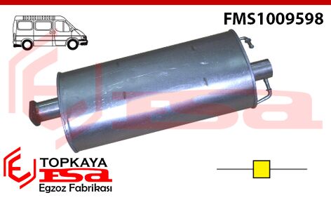 Ford Minibüs Transit V-348 Orta Susturucu 2006 > …