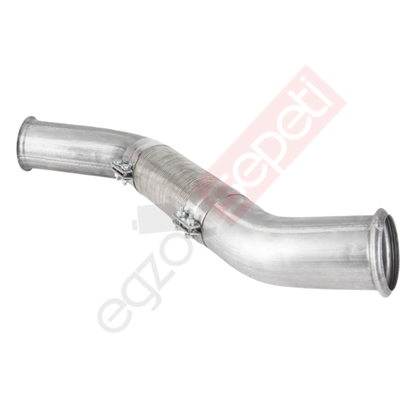 Daf XF95 Boru, Egzoz Ön, E3, 1629454 Ø127 Alusi, Spiral (P),