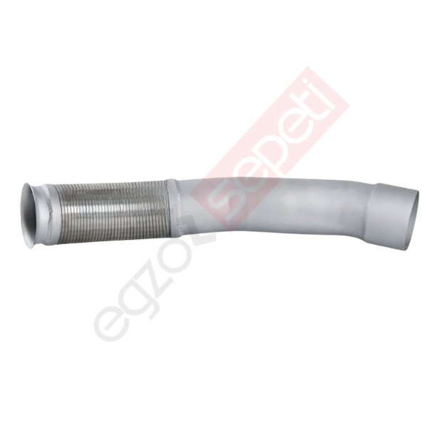 Mercedes Actros Boru, Egzoz Ön, E3, 9424904119 Ø120 Alusi, Spiral (K),