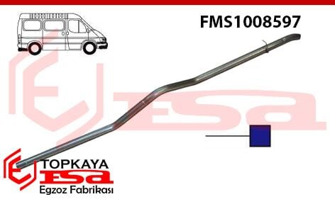 Ford Minibüs Transit V347 Uzun Şase Çıkış Borusu 2007 > …