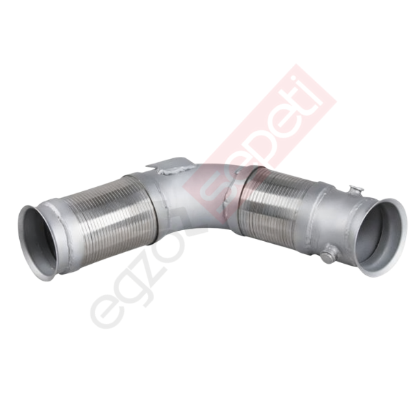 Scania P.R.T Boru, Egzoz Ön, E5, 1825035 Ø127 Inox, Spiral (P),