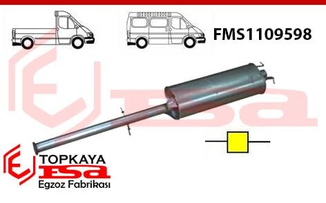 Ford Minibüs Transit 430 Ed Orta Susturucu 2010