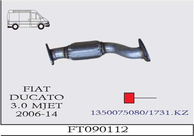 Fiat Ducato 3.0 Multijet Ön Boru Spiralli 2006 > 2014