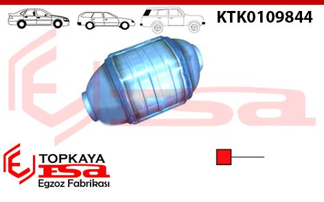 Mercedes ML320 1998 >… L=240 Mm Euro 3 Katalitik Konverter