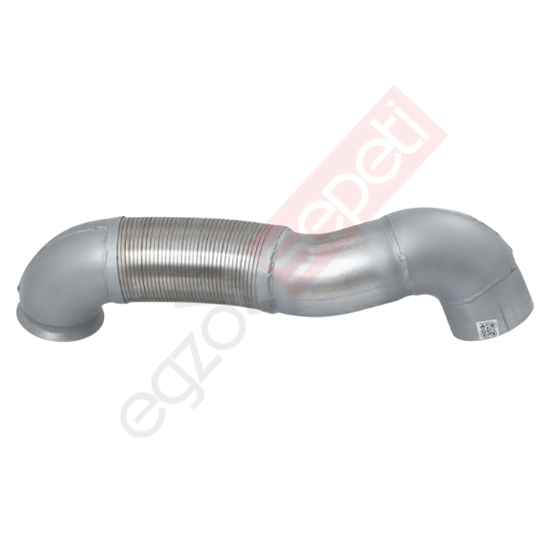 Mercedes Actros Boru, Egzoz Ön, E3, 9484905019 Ø127 Alusi, Spiral (PS),