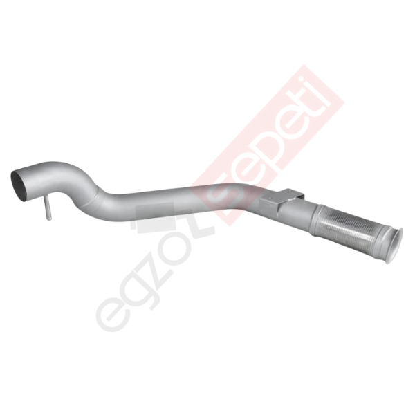 Iveco Eurotech Cursor Boru, Egzoz Ön, E3, 41214780  Ø110 Alusi, Spiral (P),