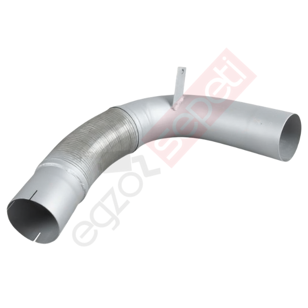 Mercedes Actros Boru, Egzoz Ön, E3, 9484900919 Ø127 Alusi, Spiral (P),