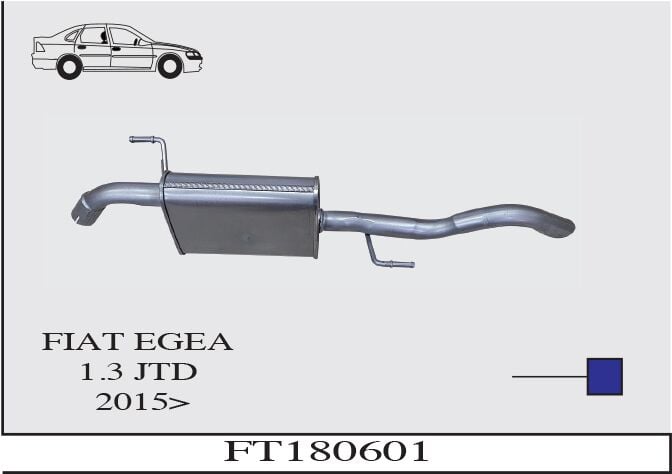 Egea 1.3 Jtd Arka Susturucu Borulu 2015>...
