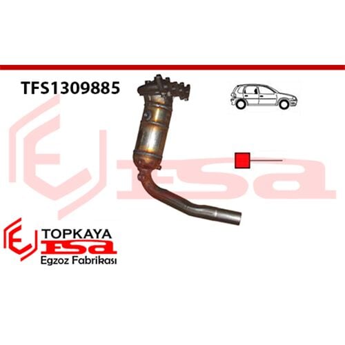 Fiat Palio / Fiat Siena / Fiat Albea 1.2 16V Katalitik Konverter Euro 4 2001 > 2006